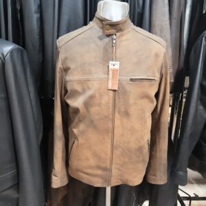 Campera en cuero vacuno "Gregor"