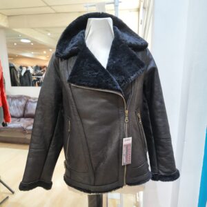 Campera Bomber negra