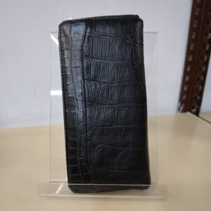 Billetera de cuero negra