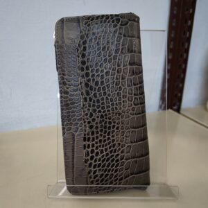 Billetera de cuero marrón